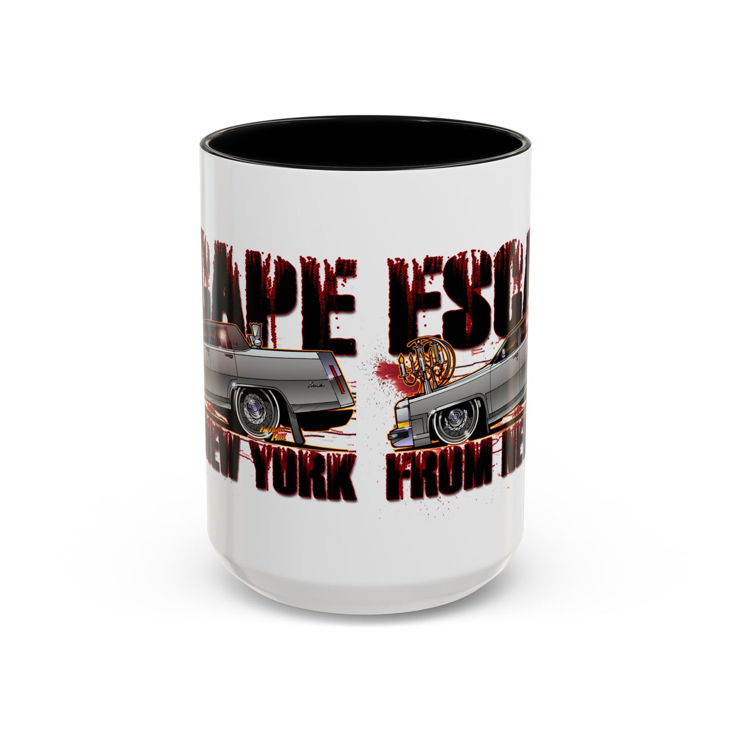 ESCAPE FROM NEW YORK Duke Cadillac Concept Art Coffee Mug 2 Sizes-Mug-Fireball Tim Garage