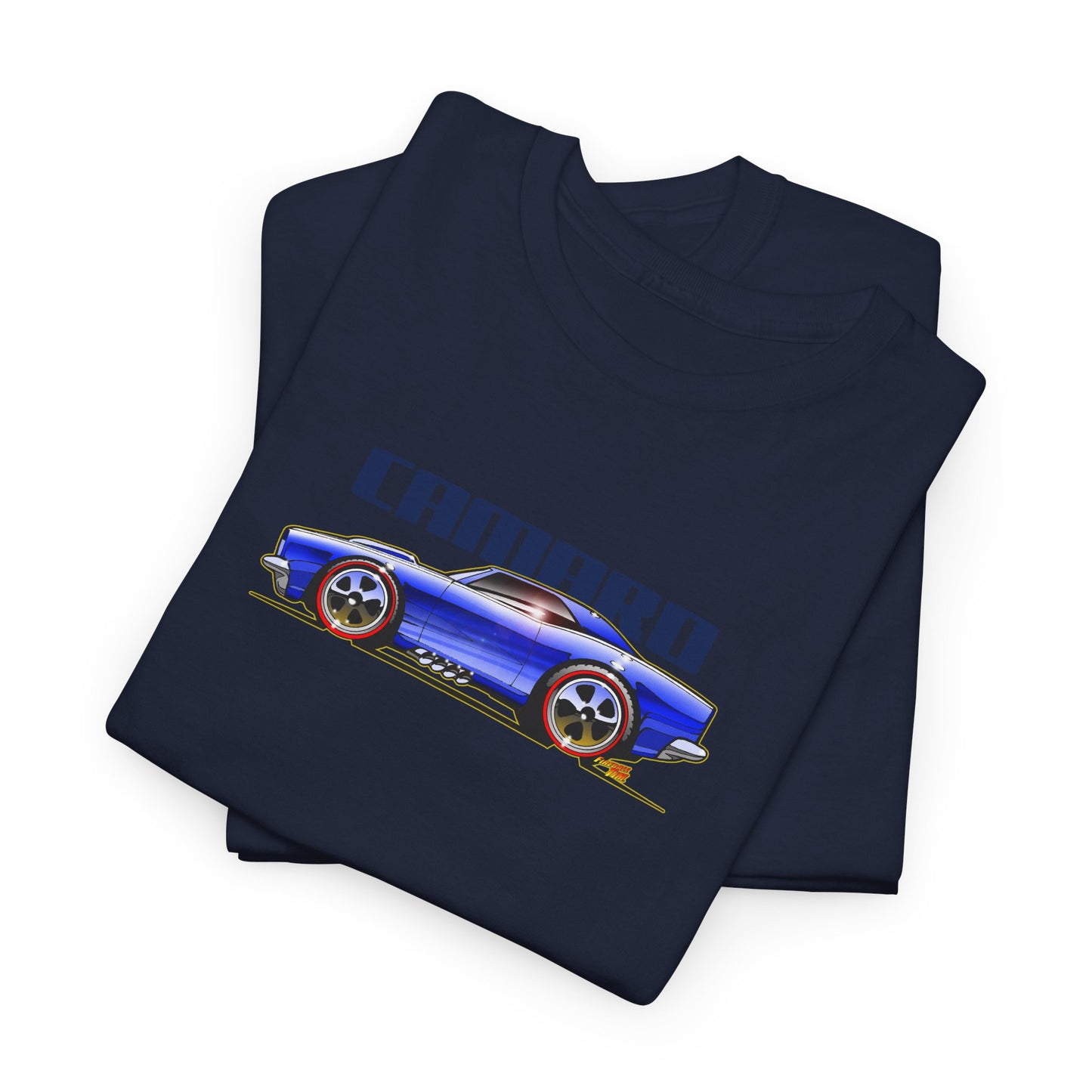 HOT WHEELS CAMARO Custom Collectible Fireball Art Heavy Cotton Tee 12 Colors