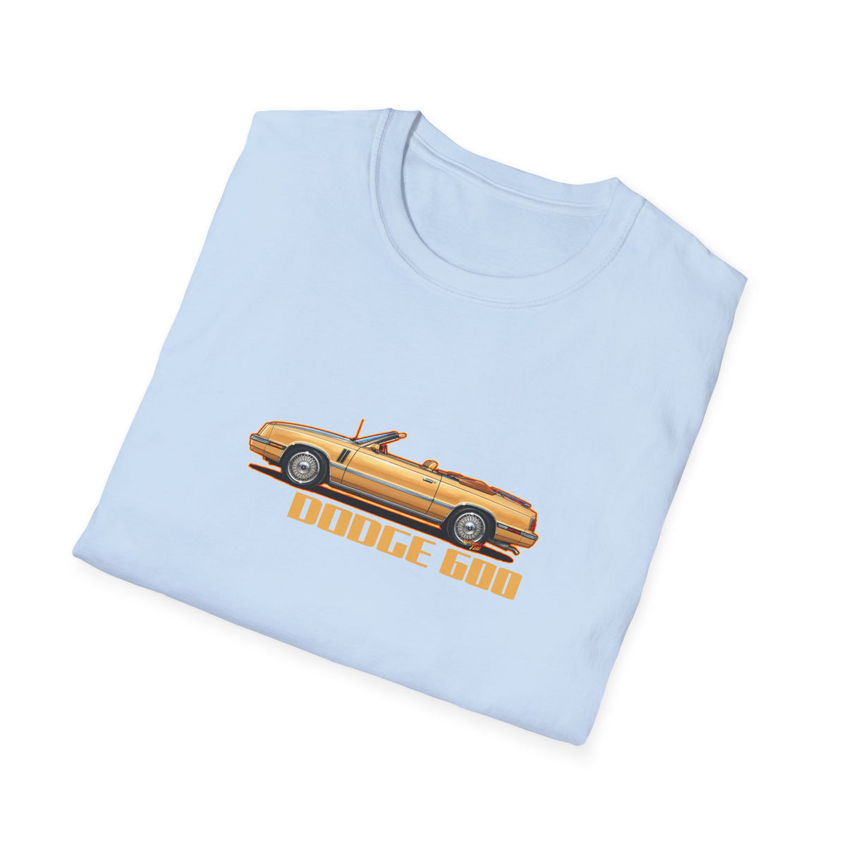 DODGE 600 CONVERTIBLE 1985 Collectible Fireball Art TeeShirt