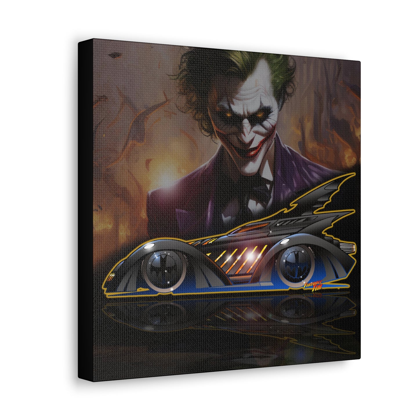 BATMAN FOREVER BATMOBILE Concept Art Canvas MASTERPRINT 3 Sizes