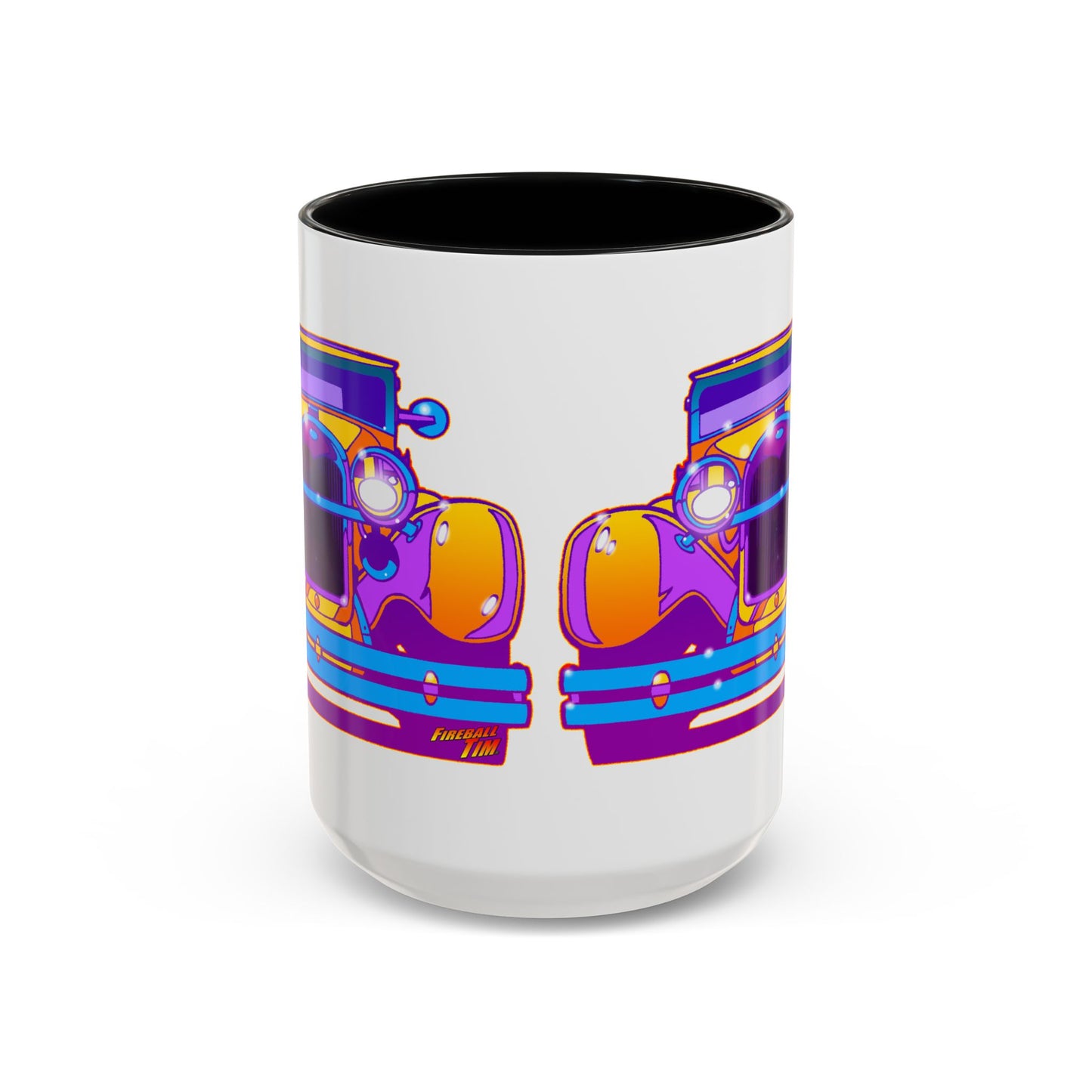 FORD 1930 Hot Rod Classic Car Fireball Art Coffee Mug - 2 Sizes