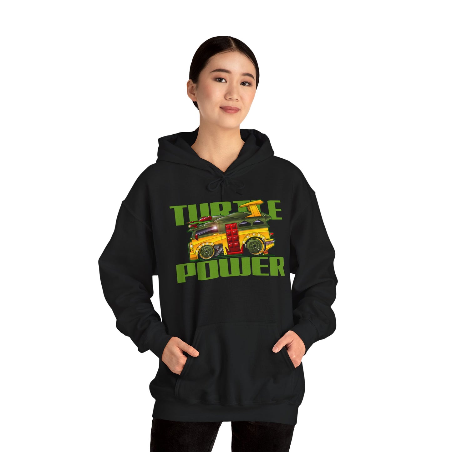 TEENAGE MUTANT NINJA TURTLE VAN Turtle Power Hooded Sweatshirt - 3 Colors