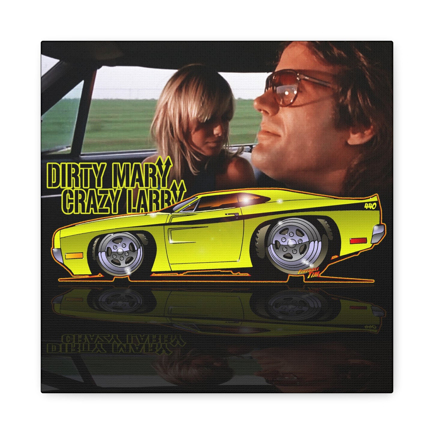 DIRTY MARY CRAZY LARRY 1969 Dodge Charger R/T 440 Coffee Mug - 2 Sizes