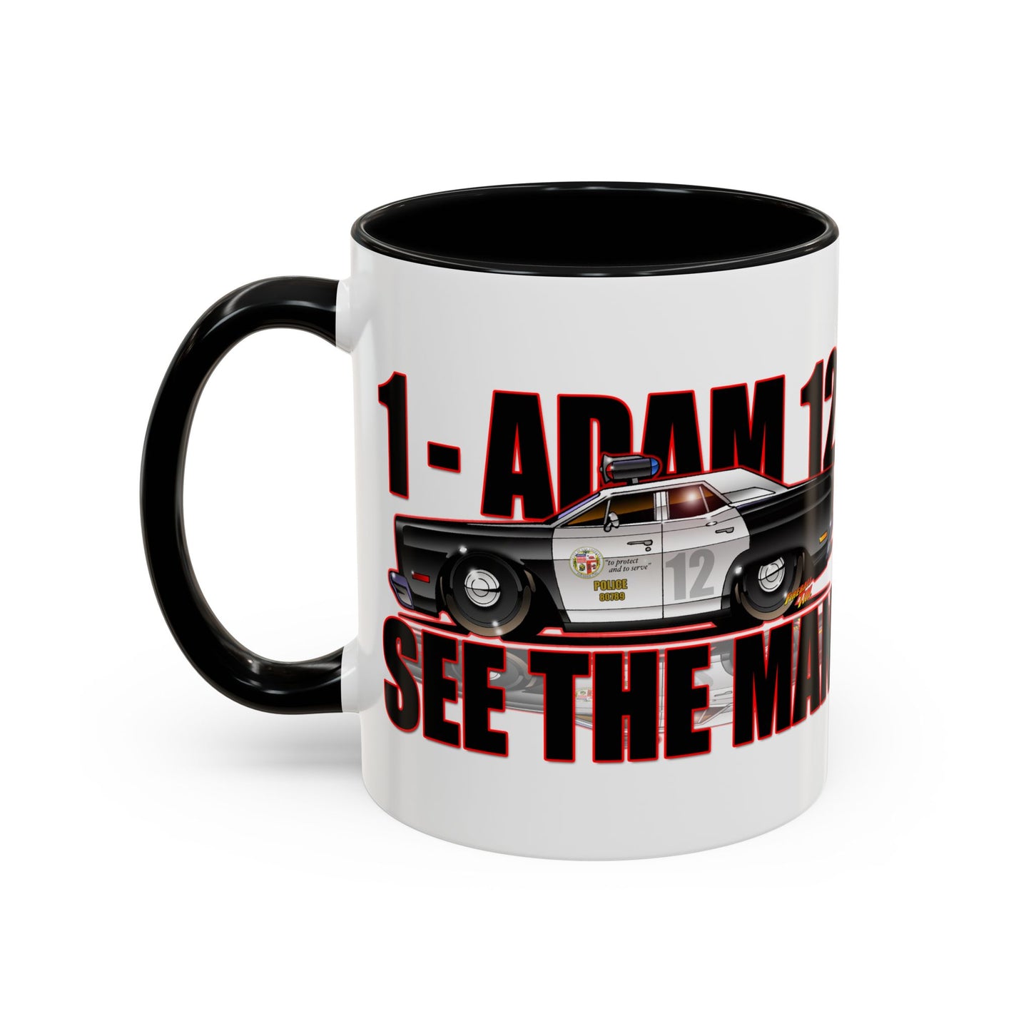 ADAM 12 TV Show Logo Coffee Mug 2 Sizes-Mug-Fireball Tim Garage