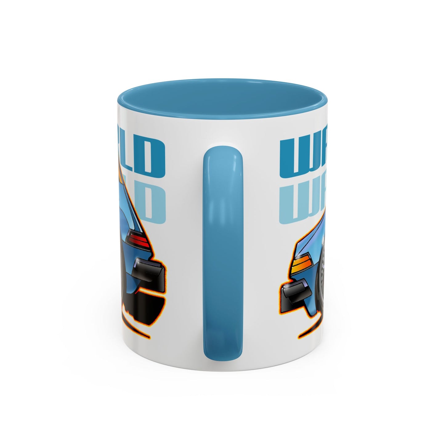 WAYNE'S WORLD AMC PACER Movie Car Fireball Art Coffee Mug - 2 Sizes