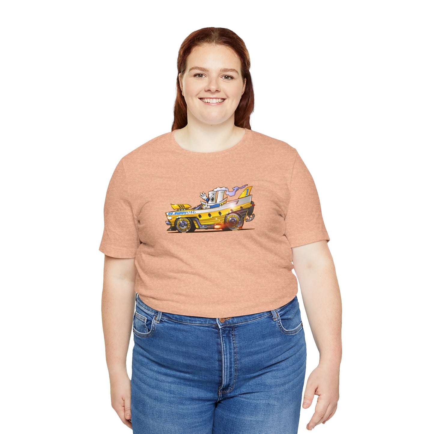 BUDDY CRUISE BUDDYMOBILE Custom Car Art Short Sleeve Tee in 17 Colors