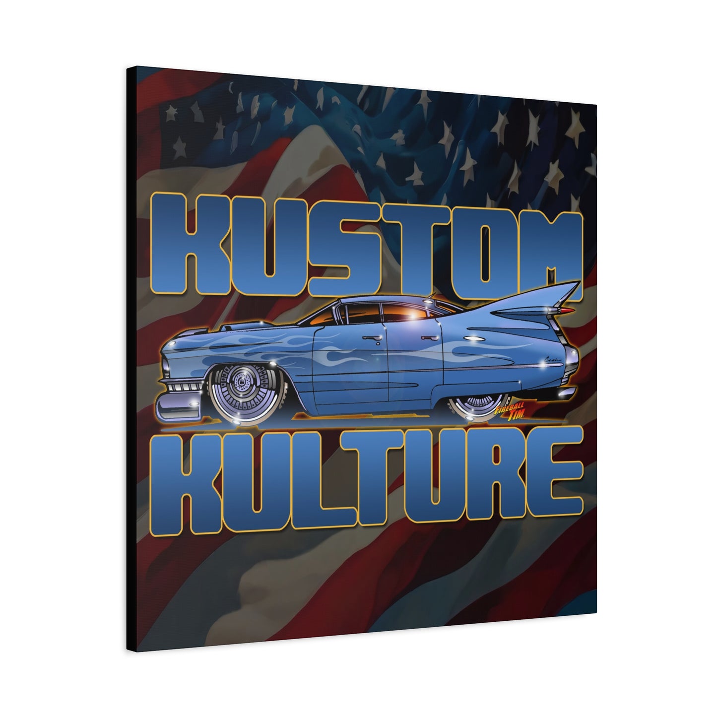CADILLAC KUSTOM CULTURE 1959 Collectible Canvas Art Print