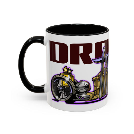 MUNSTERS DRAGULA TV Show Collectible Fireball Art Coffee Mug - 2 Sizes