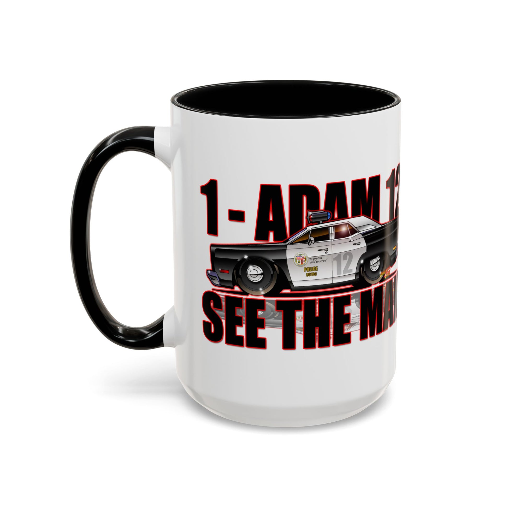 ADAM 12 TV Show Logo Coffee Mug 2 Sizes-Mug-Fireball Tim Garage