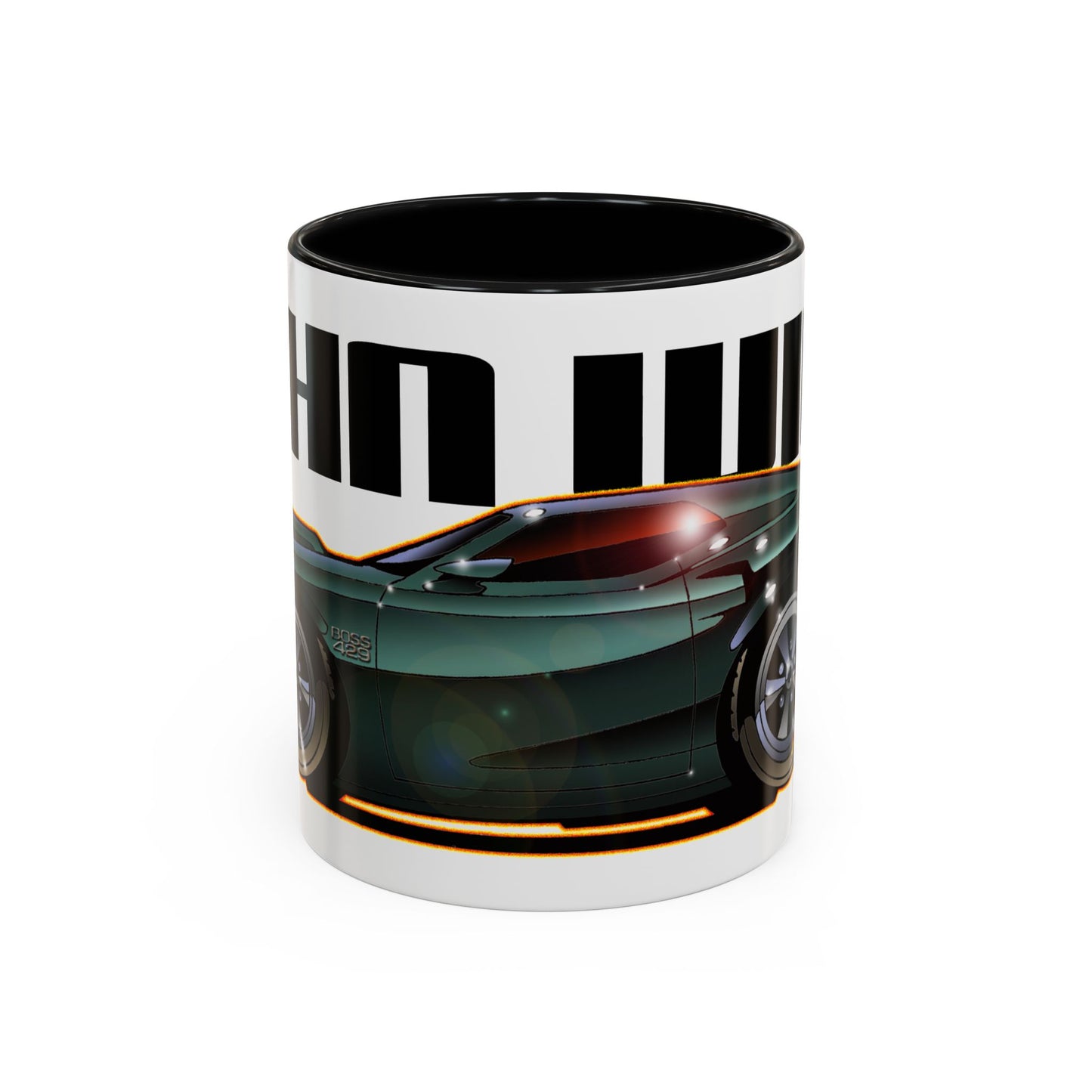 Keanu Reeves John Wick 1969 FORD MUSTANG BOSS 429 Fireball Art Coffee Mug