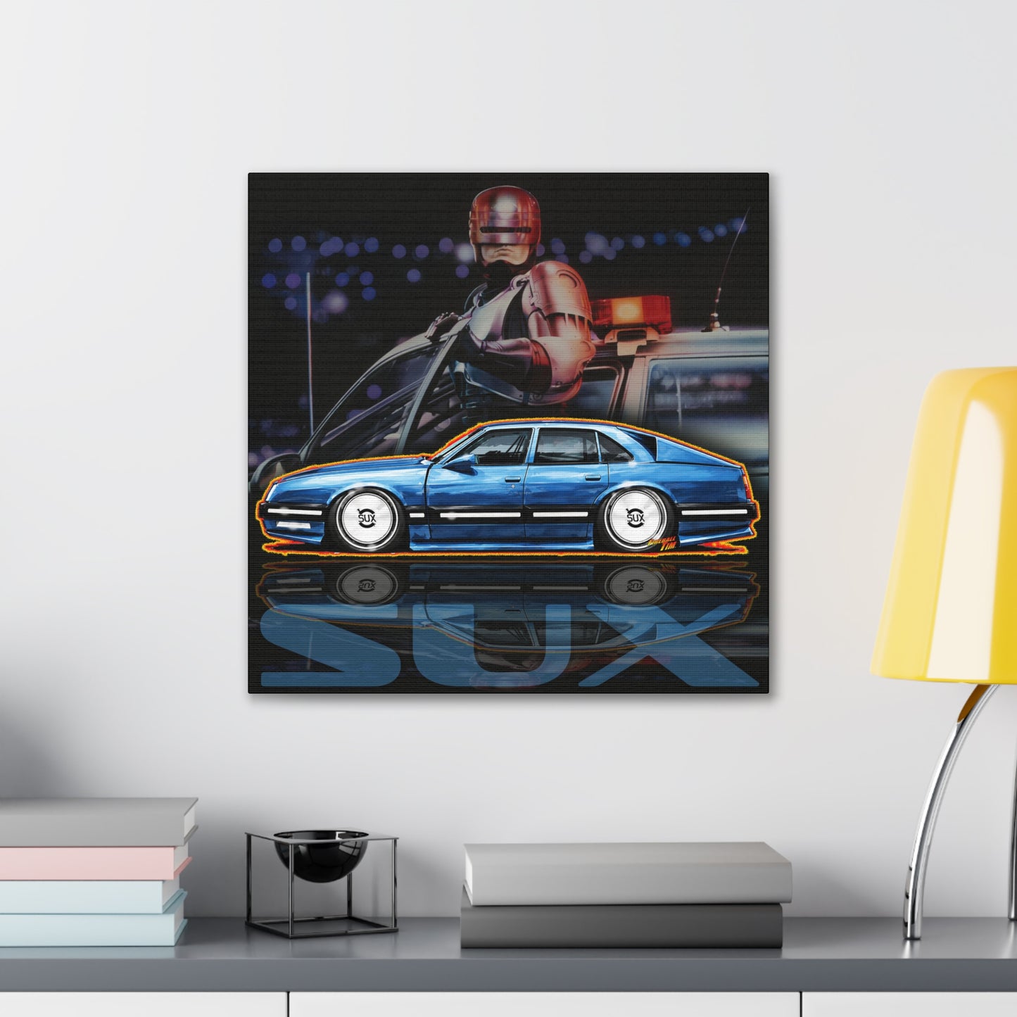 Copy of GENESIS MAGMA 2027 Custom Collectible Fireball Art Canvas Stretched Print