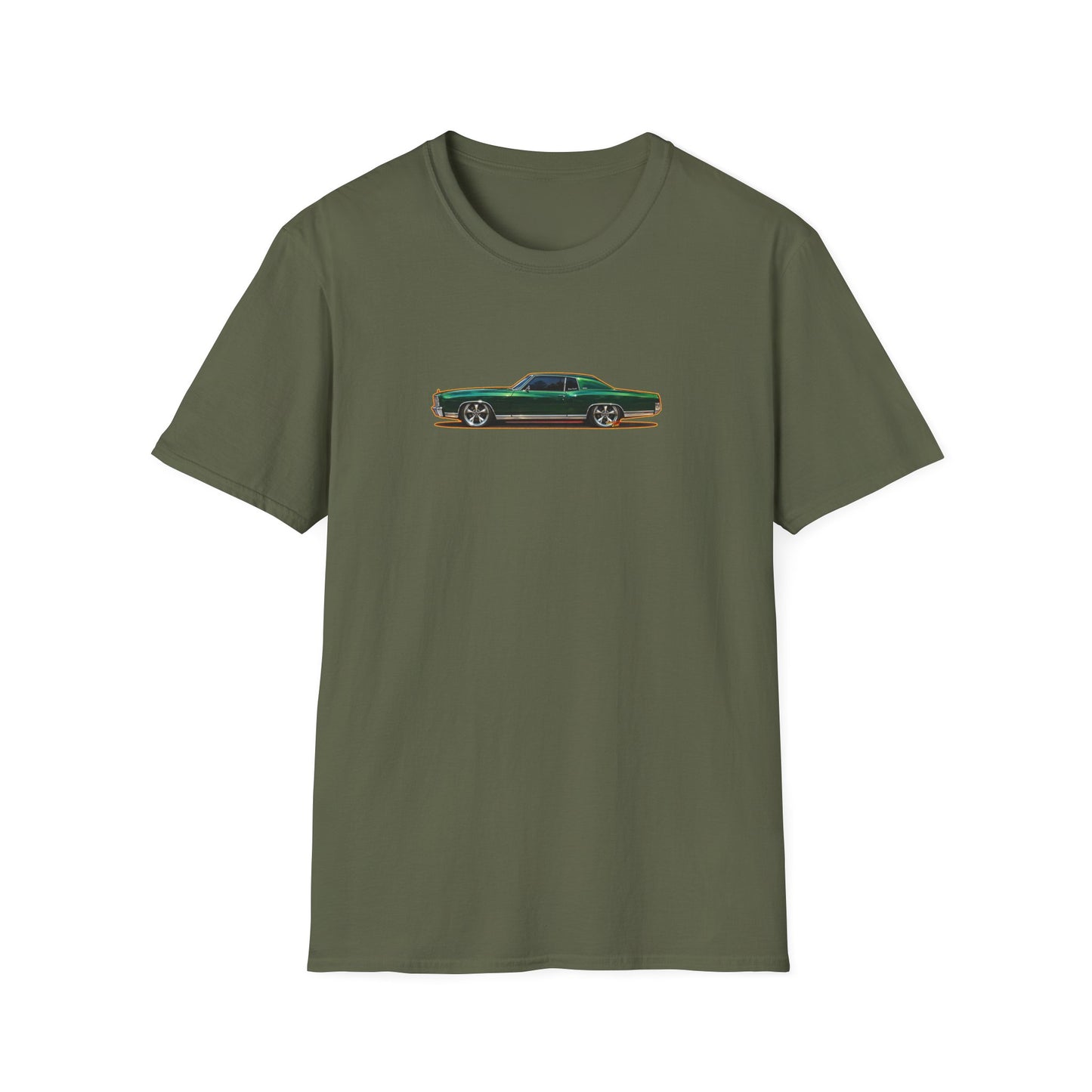 CHEVY MONTE CARLO 1971 Collectible Fireball Art Tee Shirt