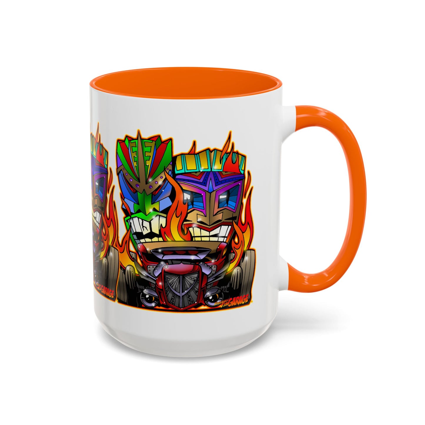 HOT ROD TIKI Collectible Art Coffee Mug 2 Sizes 4 Colors
