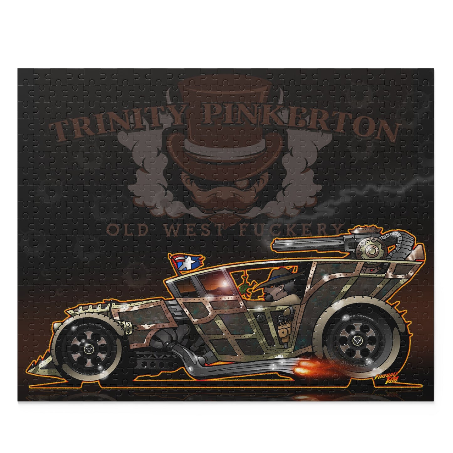 TRINITY PINKERTON Hot Rod Concept Art Puzzle (500-Piece)