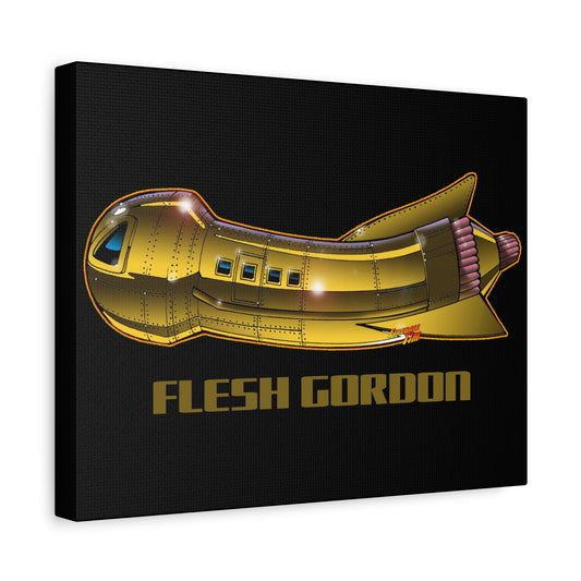 FLESH GORDON SCI FI Spaceship Canvas Art Wall Print - 11x14