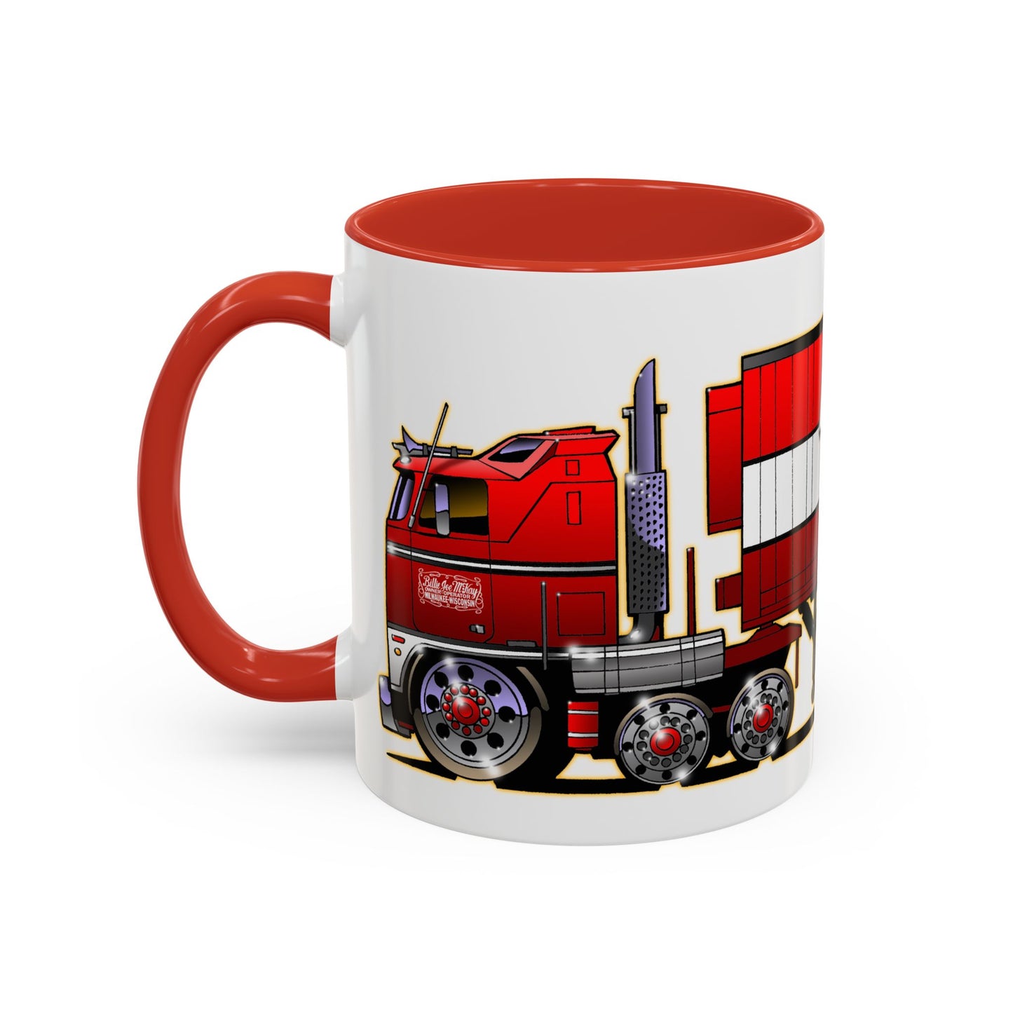BJ AND THE BEAR TV Show Semi Truck Collectible Coffee Mug - 2 Sizes