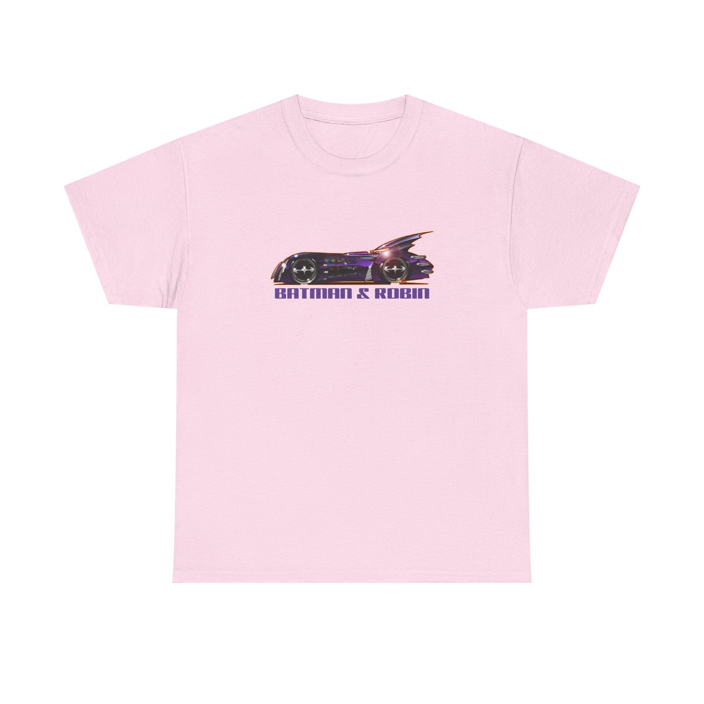 BATMAN & ROBIN 1997 BATMOBILE Movie Car Fireball Art Tee Shirt - Multiple Sizes