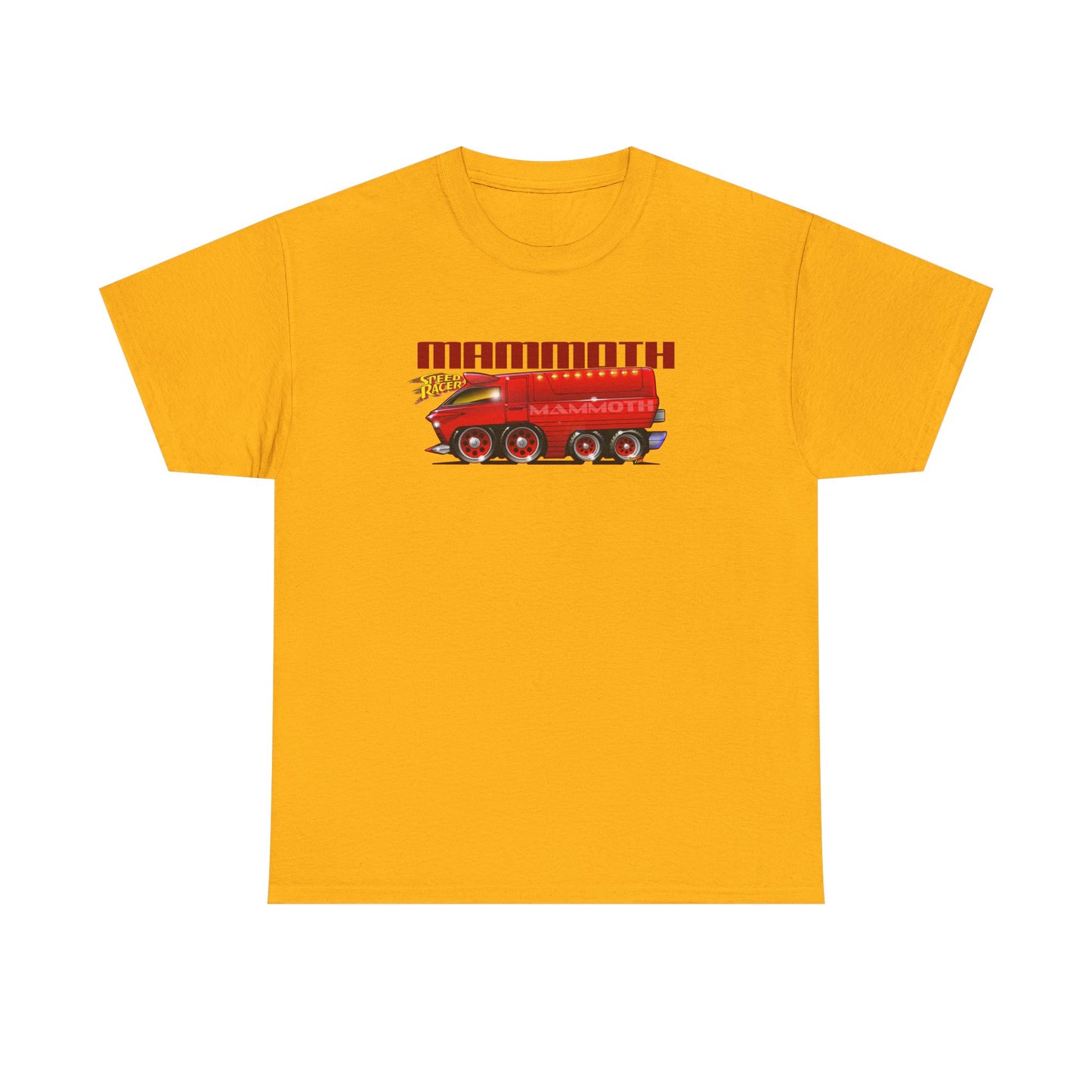 SPEED RACER MAMMOTH CAR Fireball Art Tee Shirt - Multiple Colors