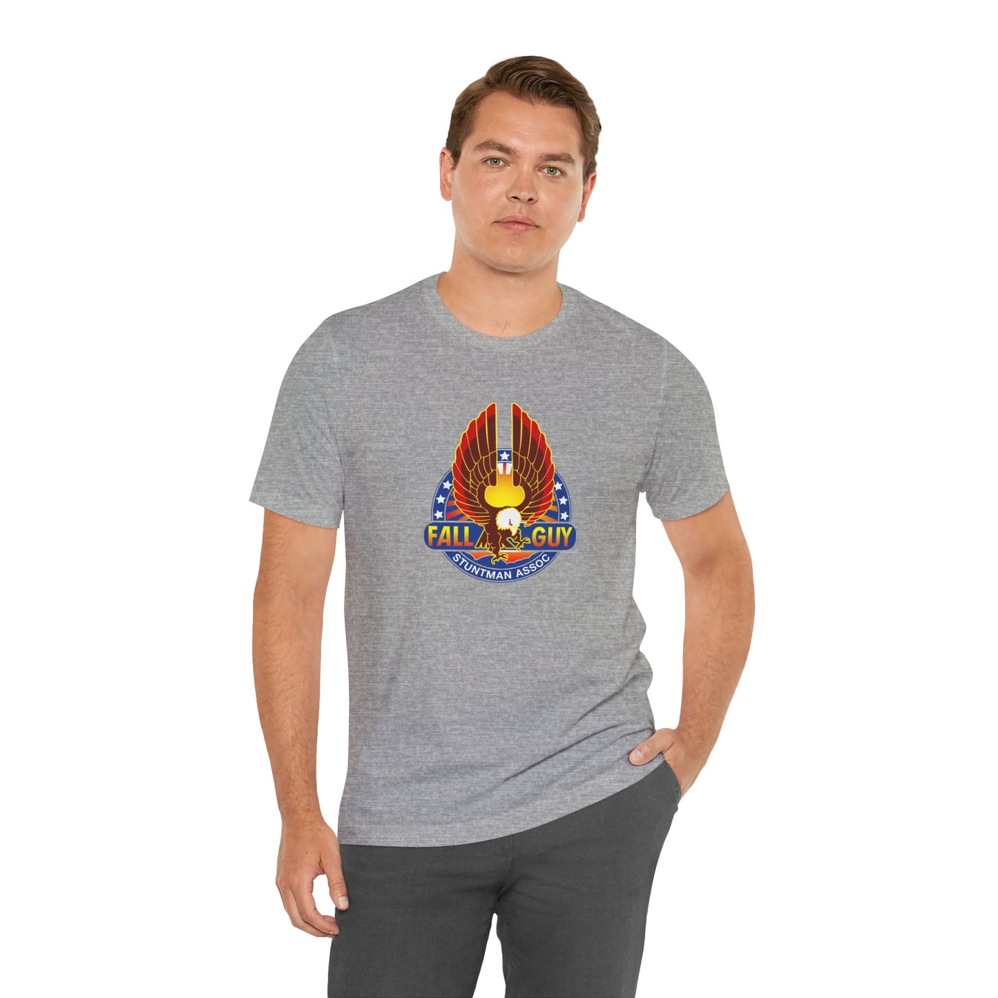 THE FALL GUY Stuntman Association Unisex Jersey Short Sleeve Tee - 12 Colors