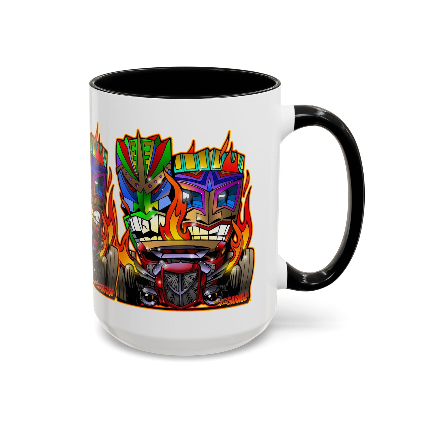 HOT ROD TIKI Collectible Art Coffee Mug 2 Sizes 4 Colors