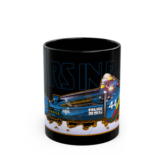 BLADE RUNNER POLICE SPINNER Movie Car Concept Art Coffee Mug Black 11oz