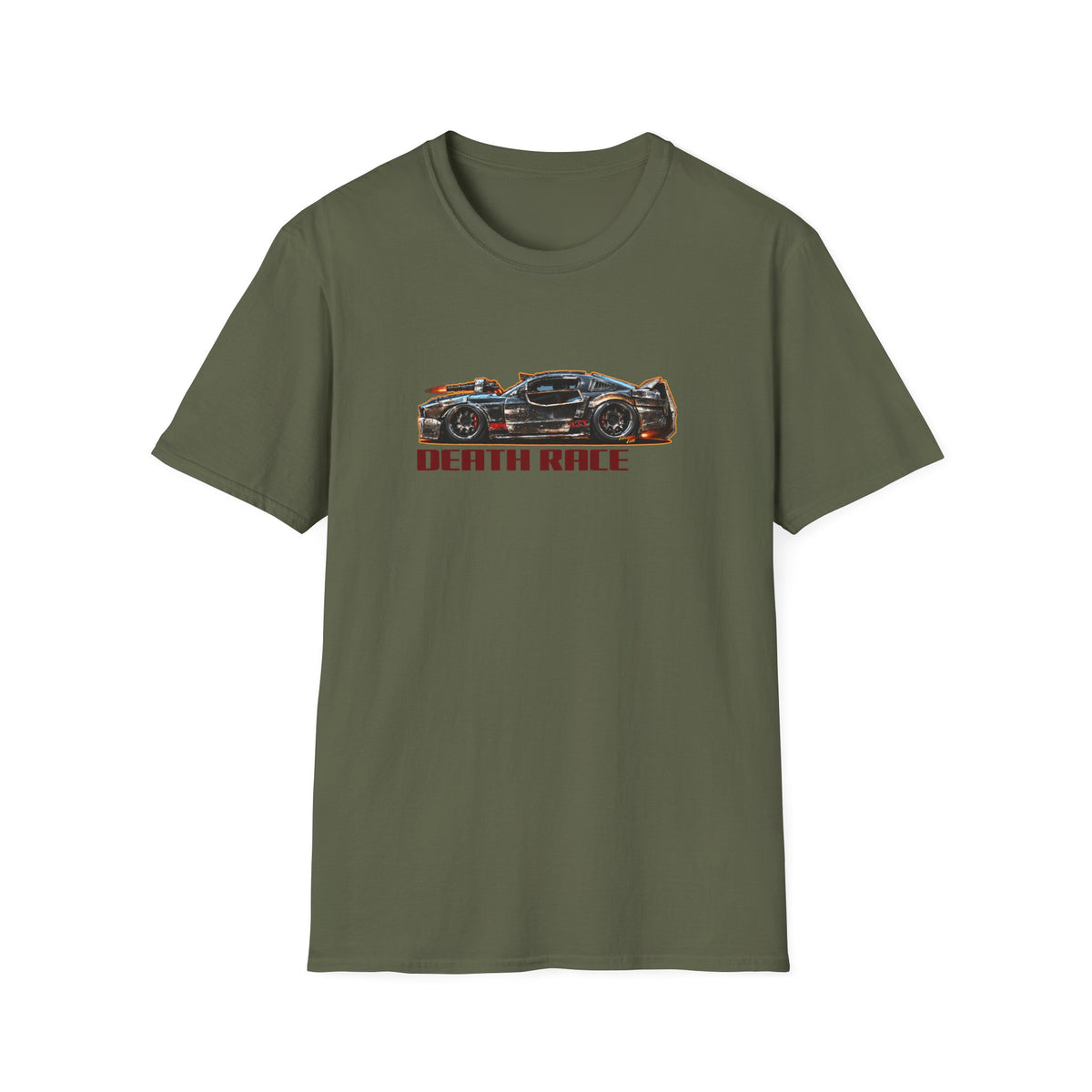 DEATH RACE MUSTANG Collectible Fireball Art TeeShirt
