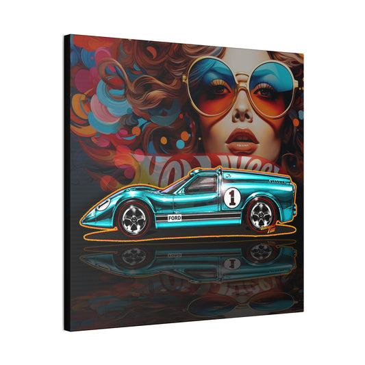 HOT WHEELS Sweet 16 JCAR Collectible Fireball Art Canvas Stretched Print