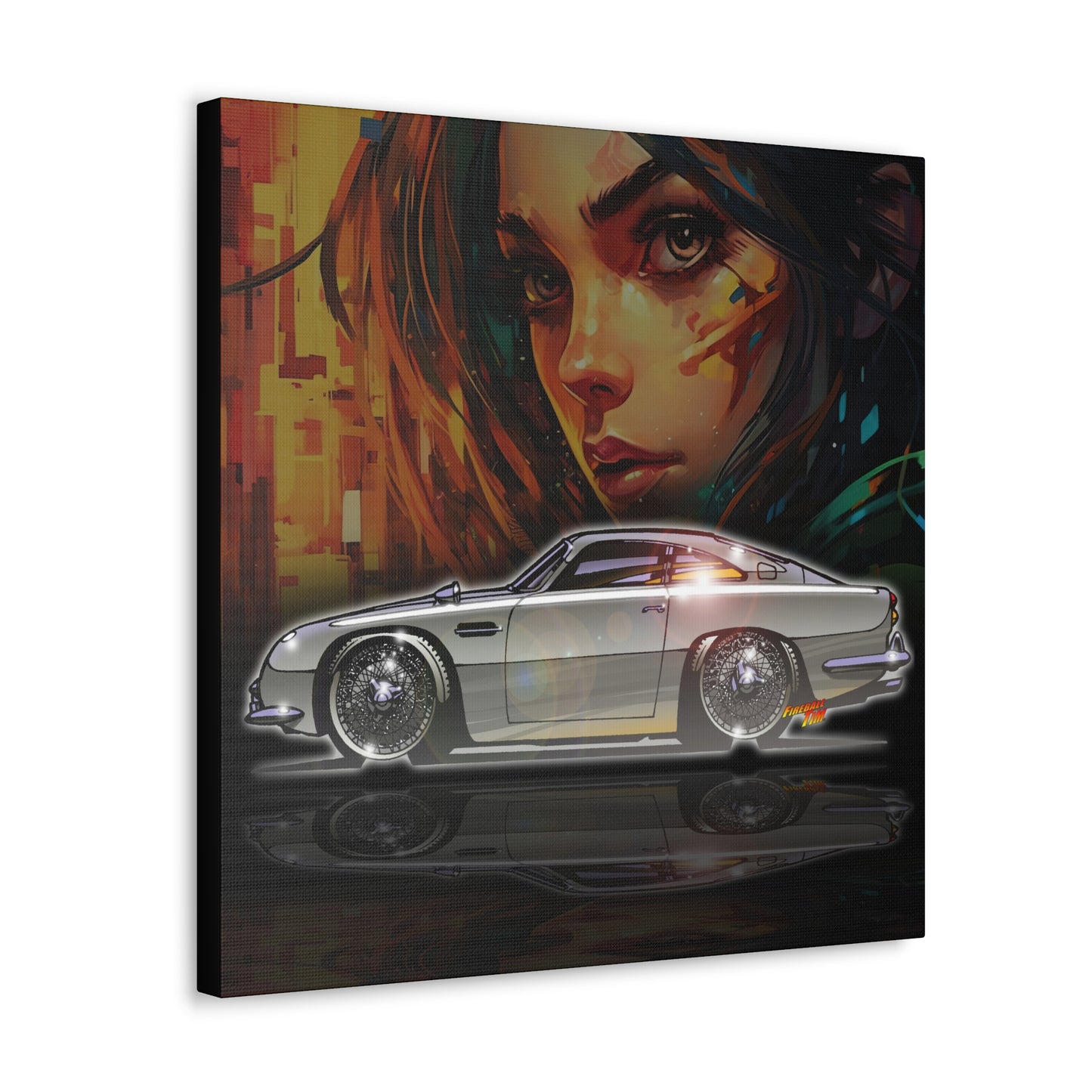 ASTON MARTIN DB5 James Bond 007 MASTERPRINT Concept Art Canvas Print 3 Sizes