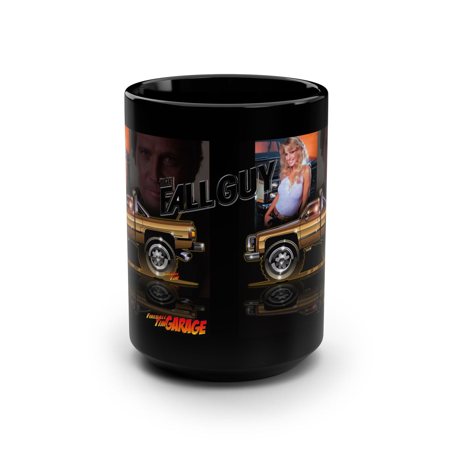 THE FALL GUY Chevy Truck Concept Art Official Black Mug 15oz