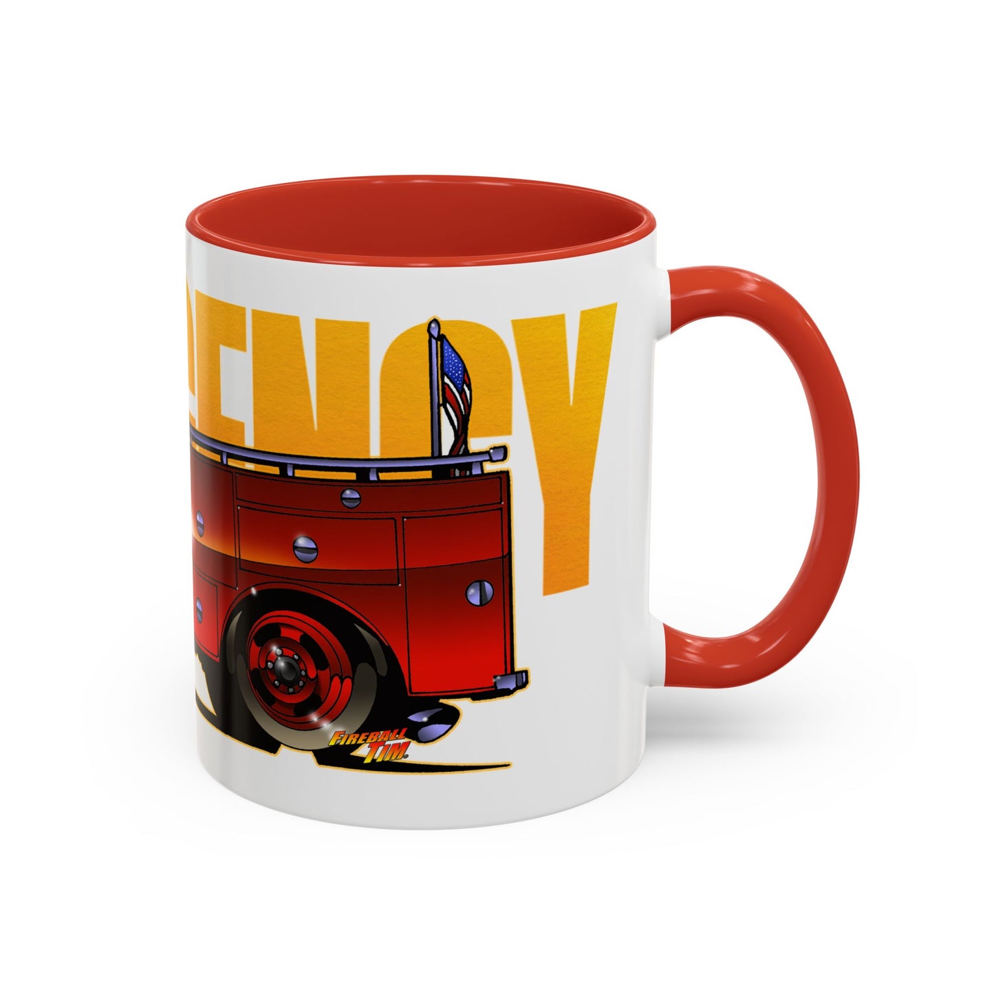 EMERGENCY SQUAD 51 Paramedic Truck Concept Art Coffee Mug 11oz