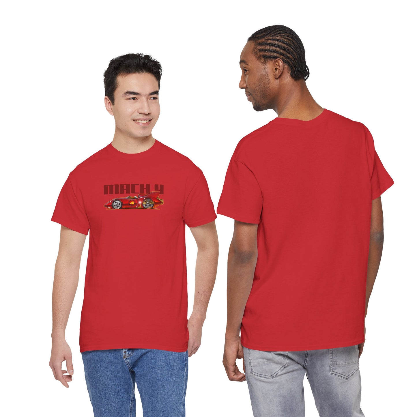 SPEED RACER MACH 4 Fireball Art Cotton Tee Shirt - Colors