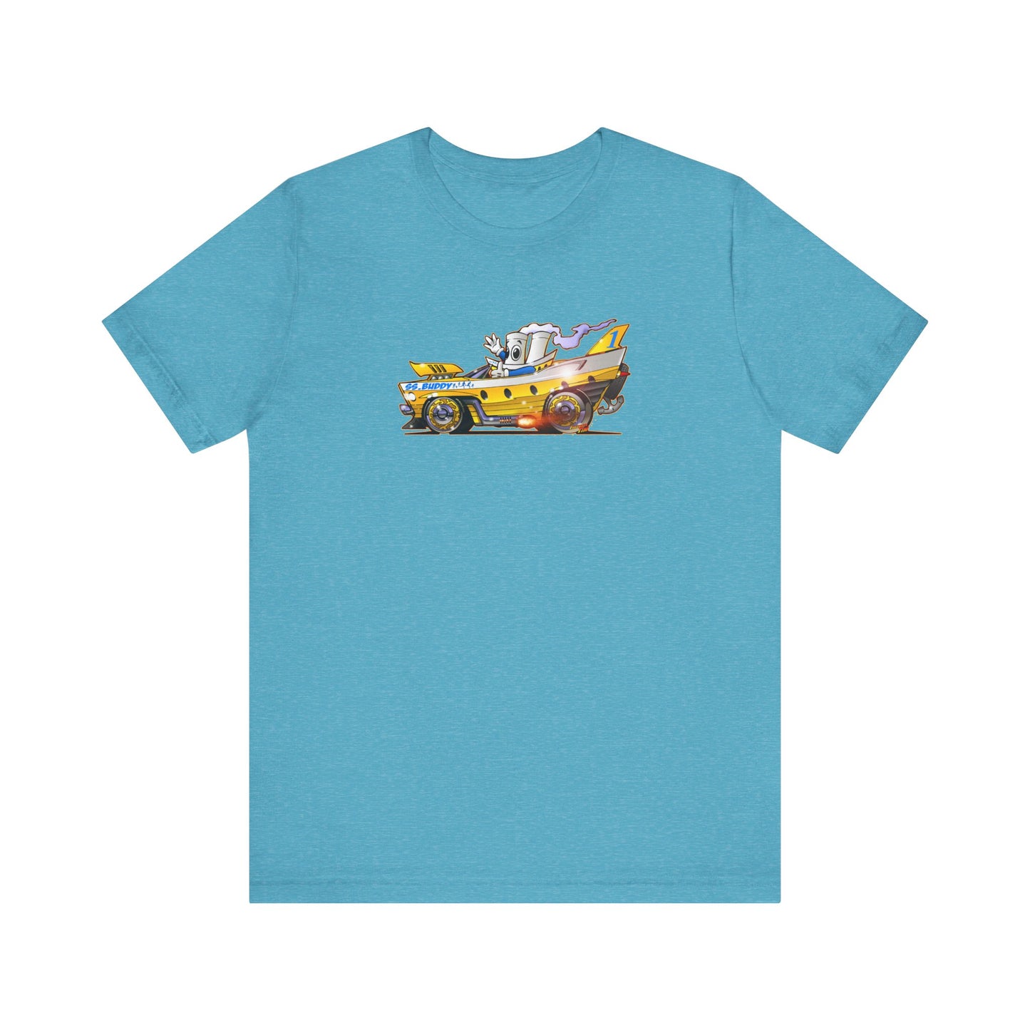 BUDDY CRUISE BUDDYMOBILE Custom Car Art Short Sleeve Tee in 17 Colors