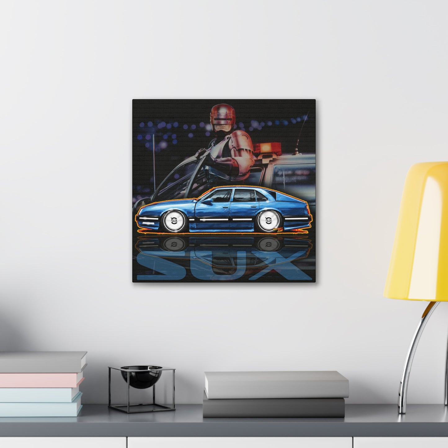 Copy of GENESIS MAGMA 2027 Custom Collectible Fireball Art Canvas Stretched Print