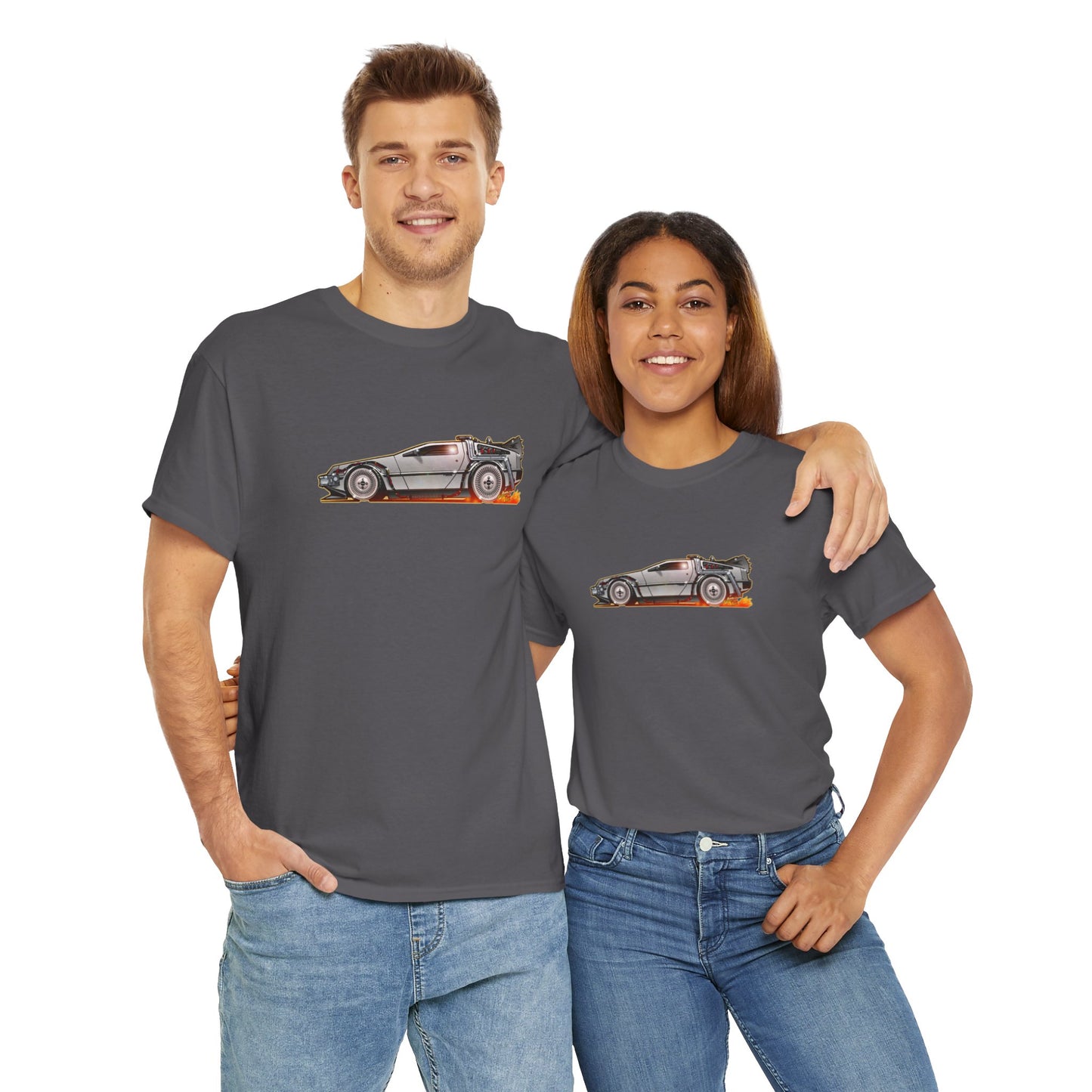 BACK TO THE FUTURE DELOREAN Time Machine Concept Art Tee Shirt 11 Colors