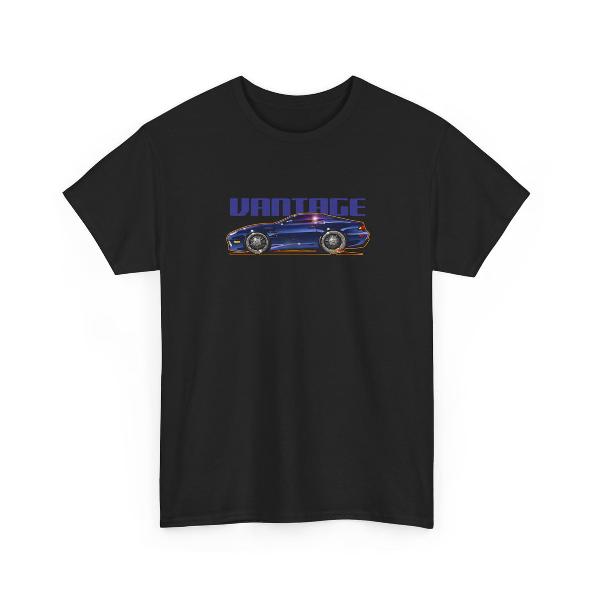 ASTON MARTIN VANTAGE 2001 Fireball Art Tee Shirt - Multiple Colors