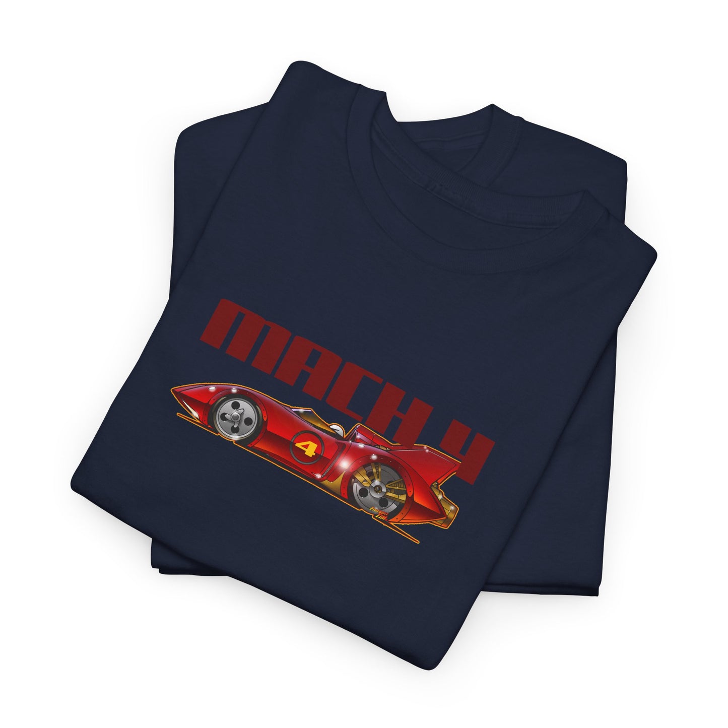 SPEED RACER MACH 4 Fireball Art Cotton Tee Shirt - Colors