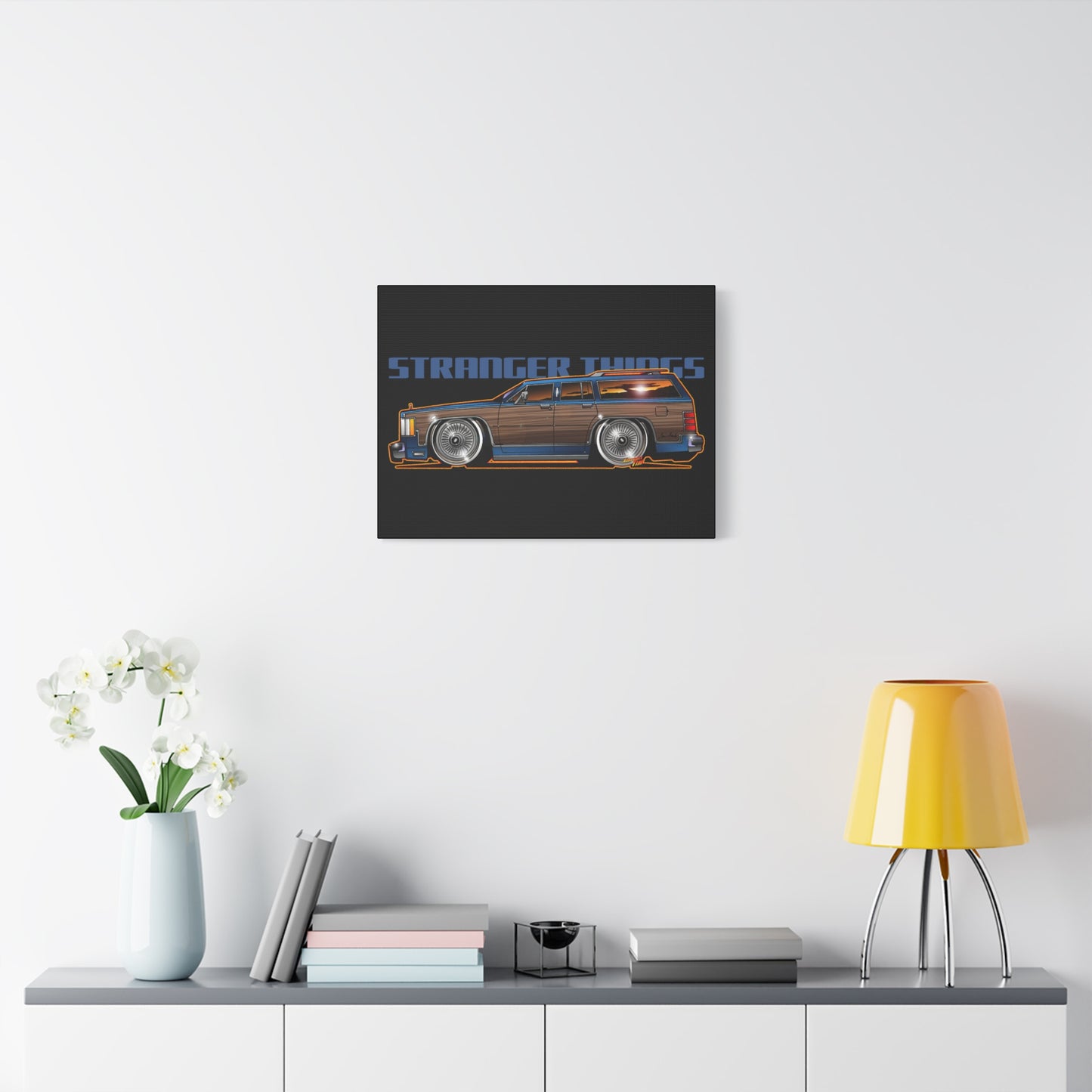 STRANGER THINGS Mercury Colony Park Wagon Collectible Canvas Art Wall Print - Multiple Sizes