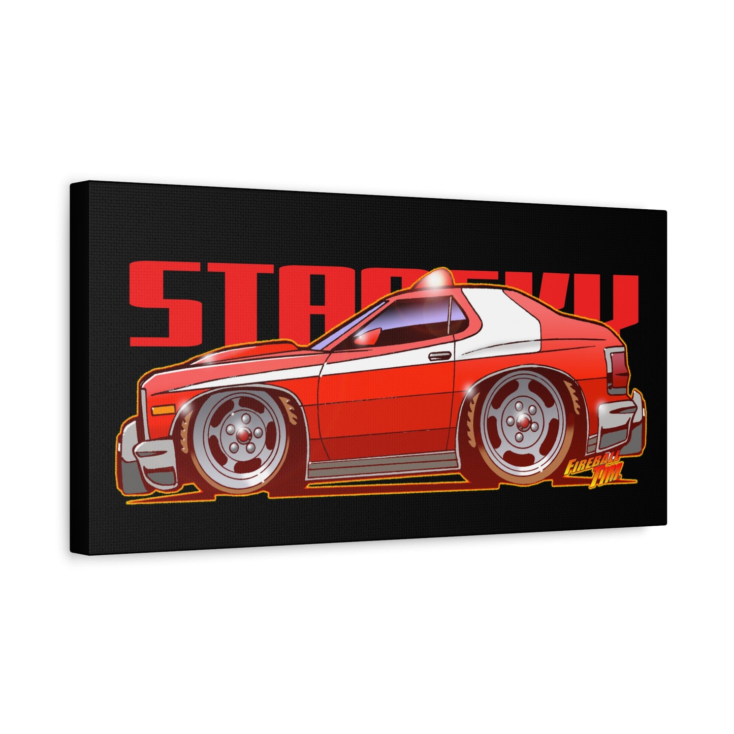 STARSKY Torino Fireball Canvas Art Print - 11x14