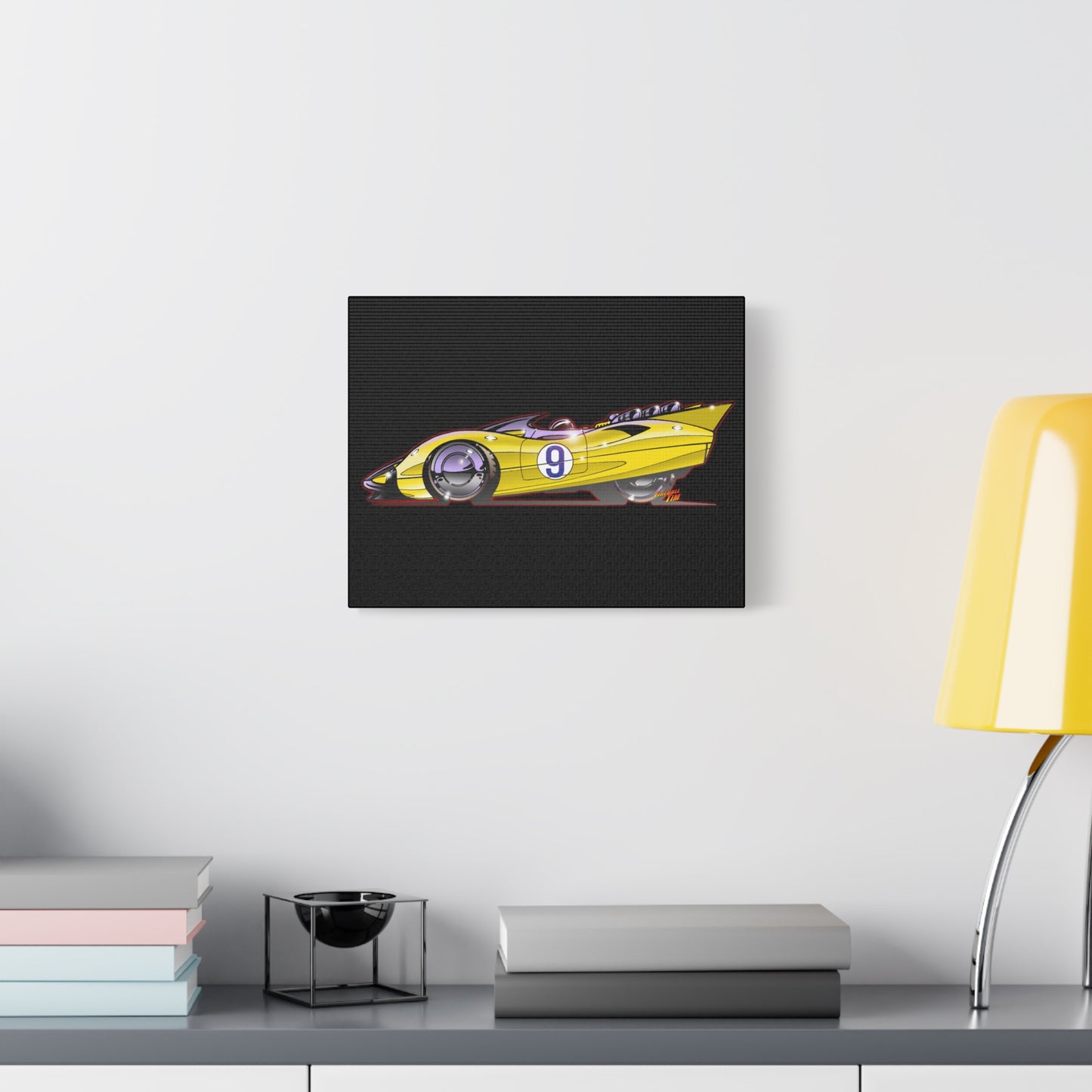 RACER X SHOOTING STAR Speed Racer Fireball Canvas Art Wall Print - 11x14