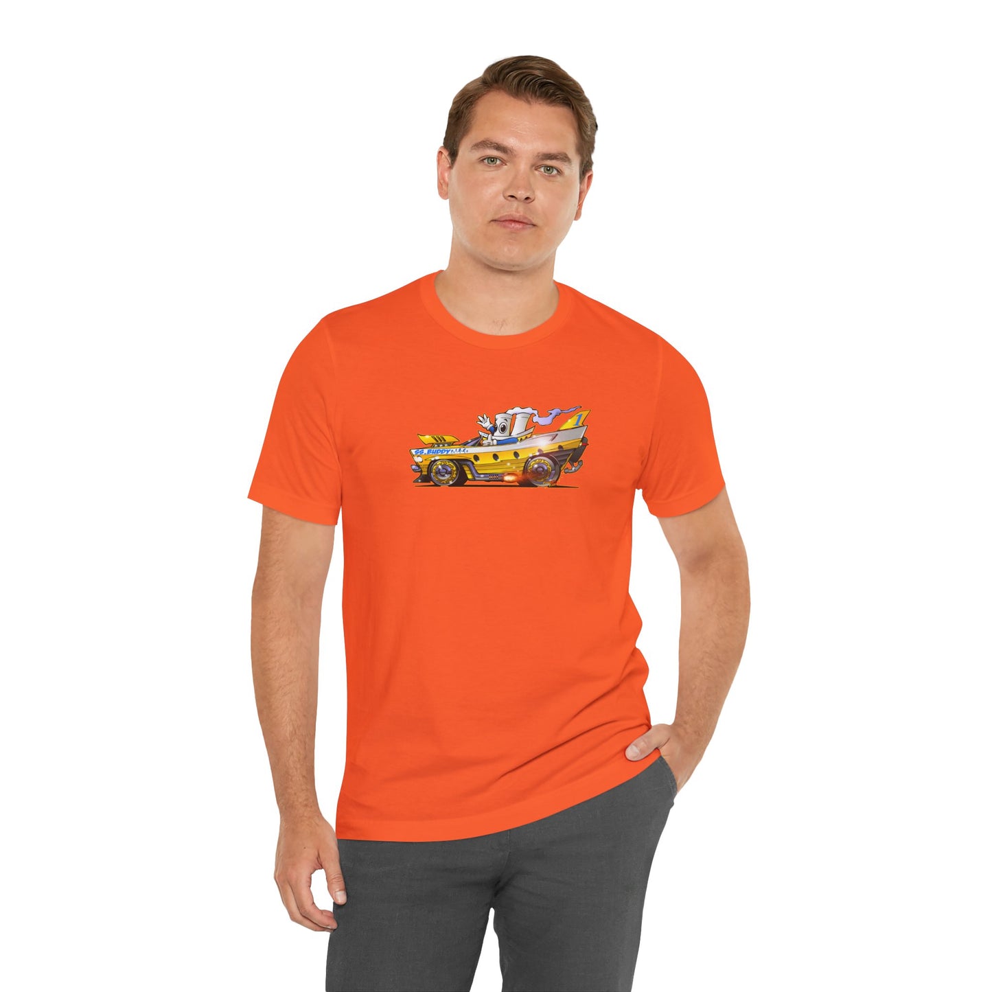 BUDDY CRUISE BUDDYMOBILE Custom Car Art Short Sleeve Tee in 17 Colors