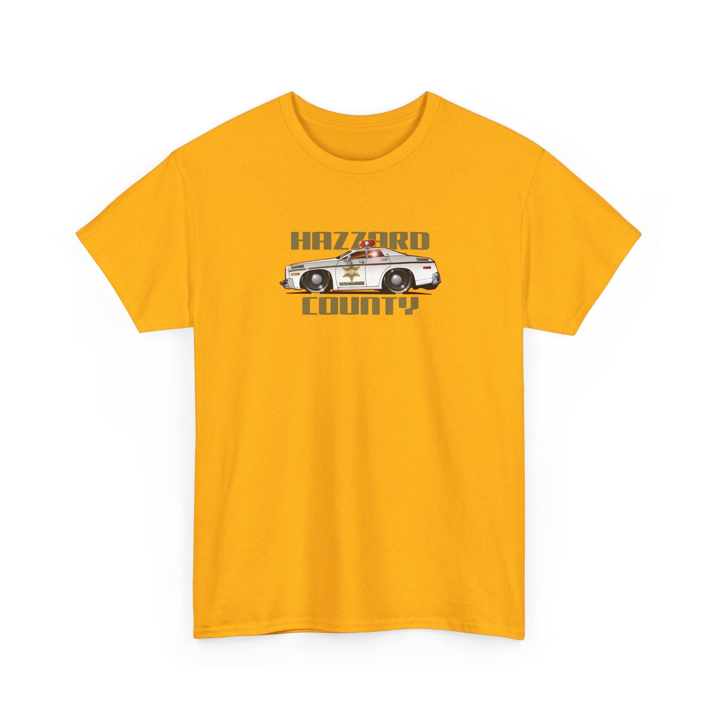DUKES OF HAZZARD SHERIFF POLICE CAR Collectible Tee Shirt - Multiple Colors