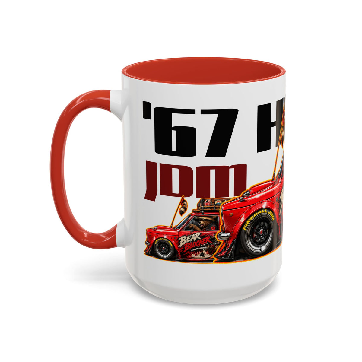 JDM 1967 HONDA 600 Collectible Fireball Art Coffee Mug - 2 Sizes