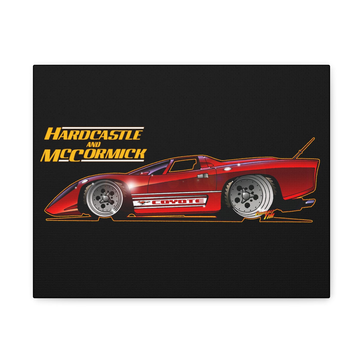 HARDCASTLE & McCORMICK COYOTE GT TV Canvas Art Wall Print - 11x14