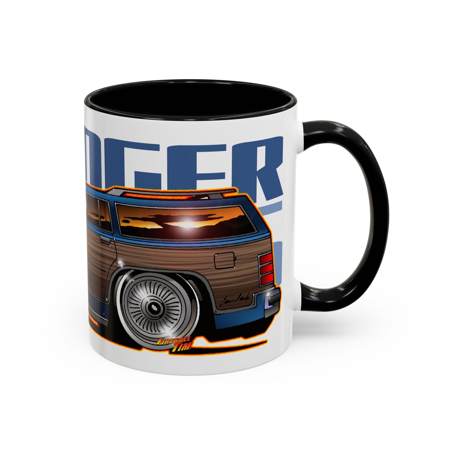STRANGER THINGS Mercury Colony Park Wagon Collectible Fireball Art Coffee Mug - 2 Sizes