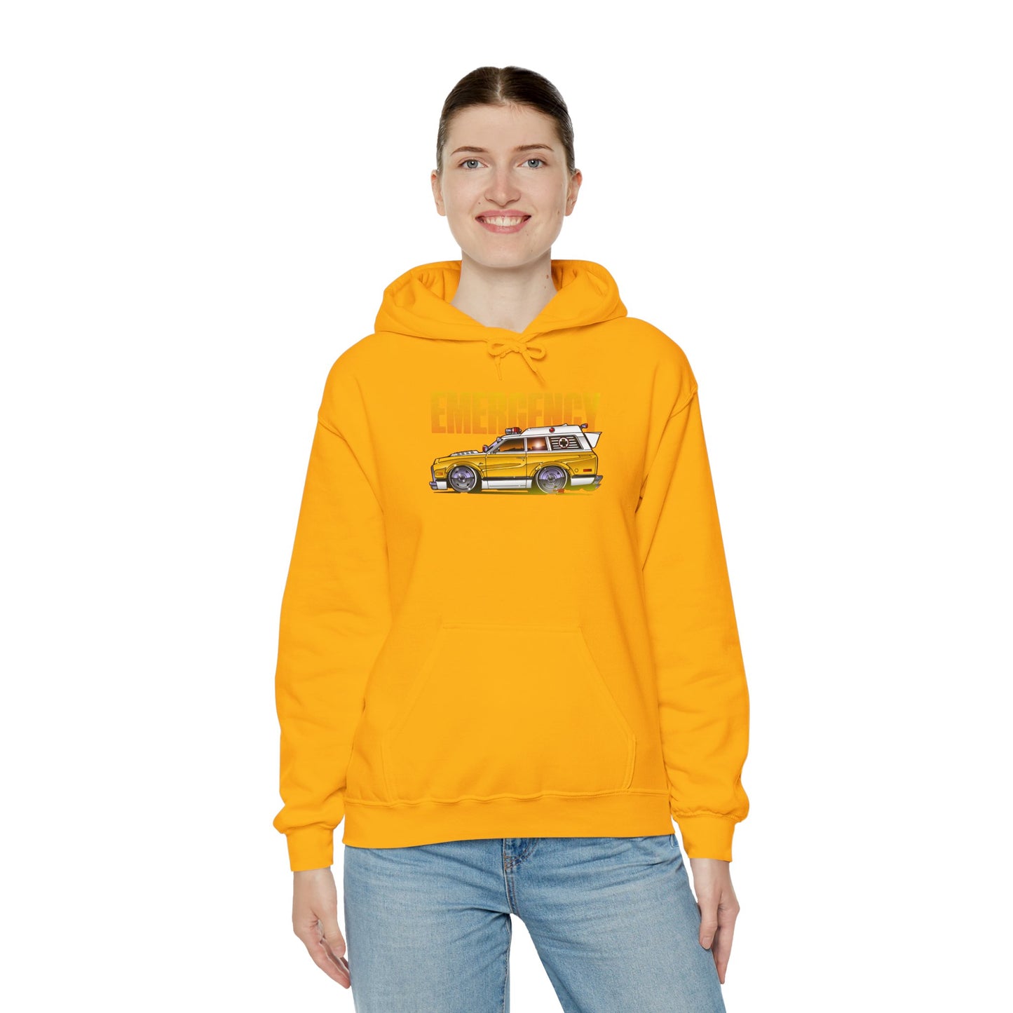 EMERGENCY AMBULANCE TV Show Concept Art Hooded Sweatshirt 9 Colors