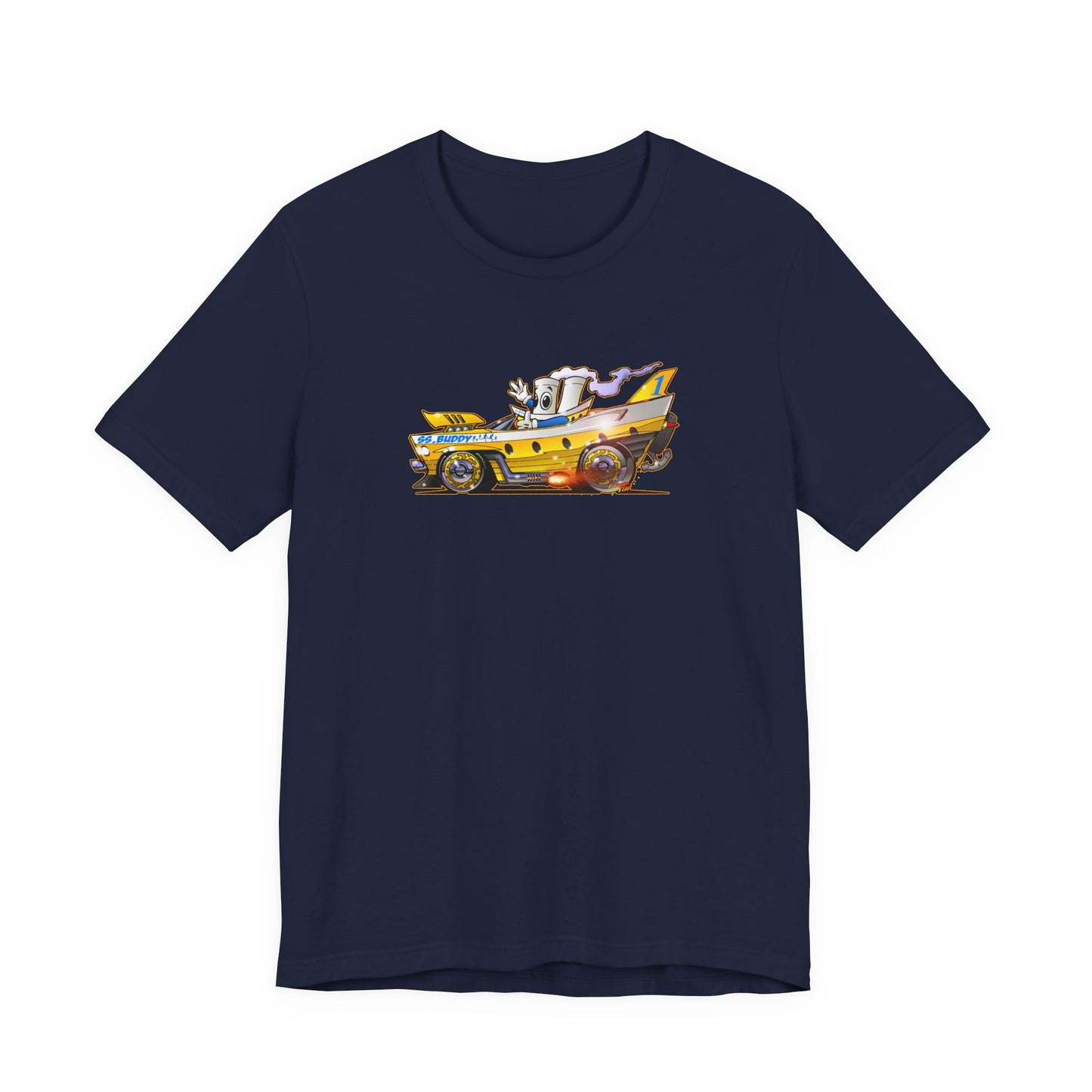 BUDDY CRUISE BUDDYMOBILE Custom Car Art Short Sleeve Tee in 17 Colors