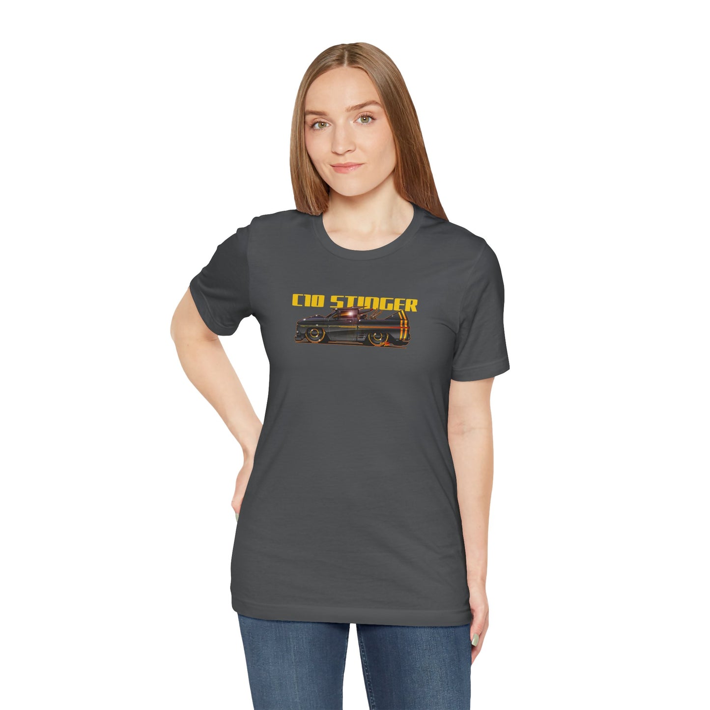 CHEVROLET C10 1960 Stinger Pickup Truck Custom Short Sleeve Tee 8 Colors