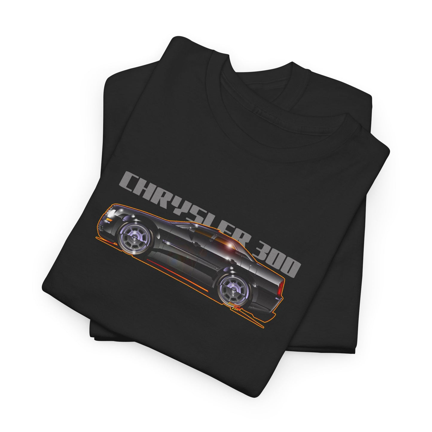 CHRYSLER 300 Fireball Art Collectible Heavy Cotton Tee - Multiple Colors