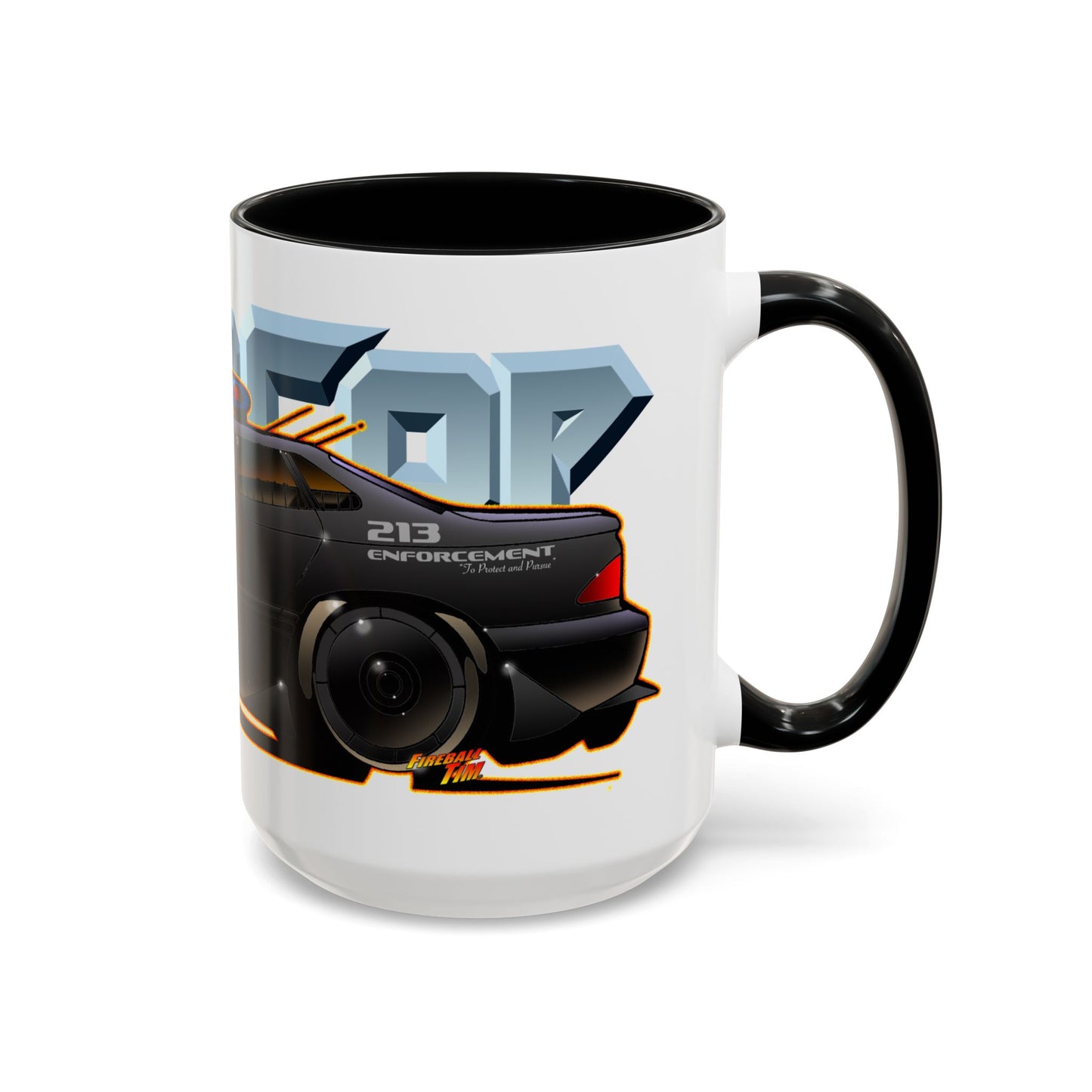 ROBOCOP Taurus Police Car Concept Art Coffee Mug 2 Sizes-Mug-Fireball Tim Garage