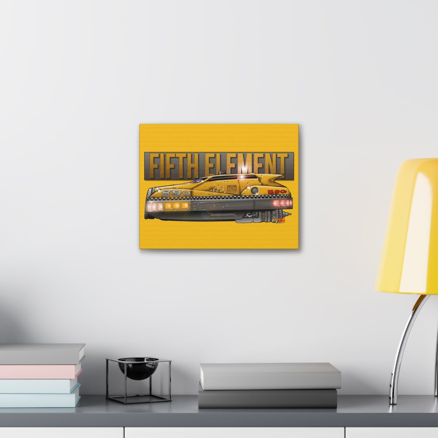 THE FIFTH ELEMENT Movie Car Taxi Canvas Gallery Art Print 11x14